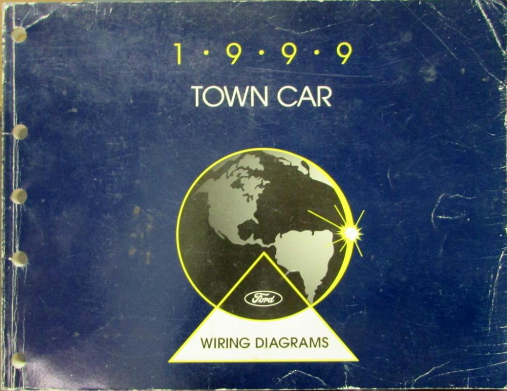 1999 Lincoln Dealer Electrical Wiring Diagram Service Manual Town Car