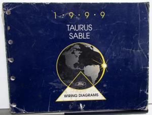 1999 Ford Mercury Dealer Electrical Wiring Diagram Service Manual Taurus Sable