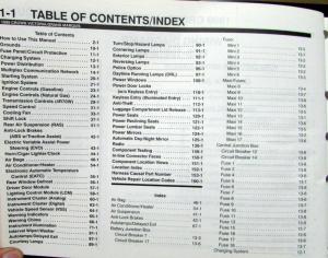 1999 Ford Mercury Electrical Wiring Diagram Manual Crown Vic Grand Marquis