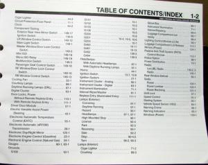 1999 Ford Mercury Electrical Wiring Diagram Manual Crown Vic Grand Marquis