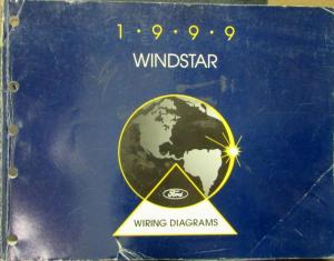 1999 Ford Dealer Electrical Wiring Diagram Service Manual Windstar
