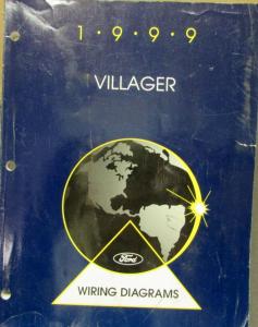 1999 Mercury Dealer Electrical Wiring Diagram Service Manual Villager