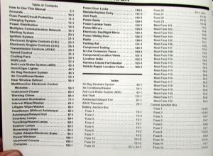 2000 Ford Dealer Electrical Wiring Diagram Service Manual Windstar Van