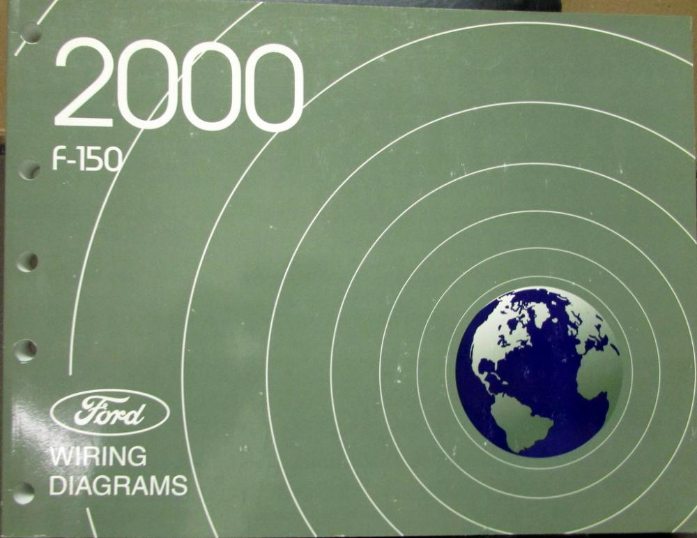 2000 Ford Dealer Electrical Wiring Diagram Service Manual F-150 Truck