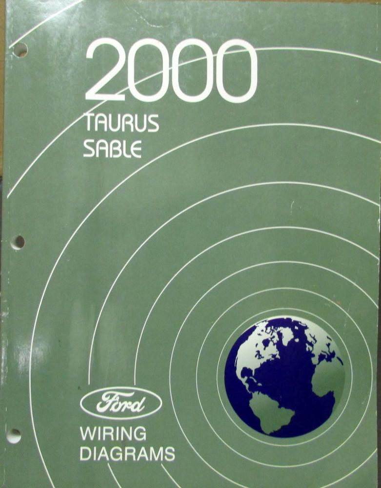 2000 Ford Mercury Dealer Electrical Wiring Diagram Service Manual