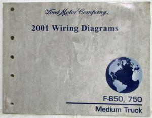 2001 Ford Dealer Electrical Wiring Diagram Manual Medium Duty Truck F650/750