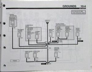 2001 Ford Dealer Electrical Wiring Diagram Manual Medium Duty Truck F650/750