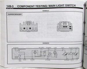 2001 Ford Dealer Electrical Wiring Diagram Manual Medium Duty Truck F650/750