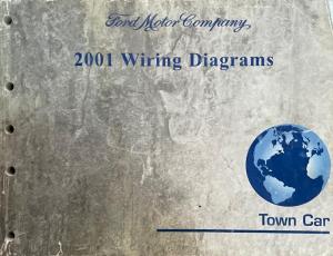 2001 Lincoln Dealer Electrical Wiring Diagram Service Manual Town Car