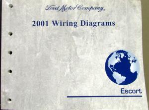 2001 Ford Dealer Electrical Wiring Diagram Service Manual Escort