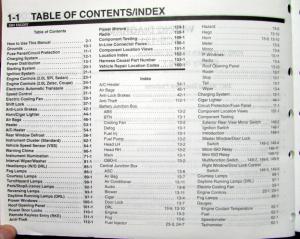 2001 Ford Dealer Electrical Wiring Diagram Service Manual Escort