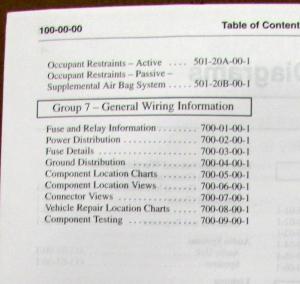 2001 Ford Dealer Electrical Wiring Diagram Service Manual Focus