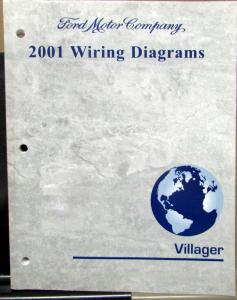 2001 Mercury Dealer Electrical Wiring Diagram Service Manual Villager