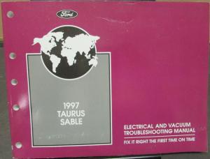1997 Ford Taurus & Mercury Sable Electrical & Vacuum Troubleshooting Shop Manual