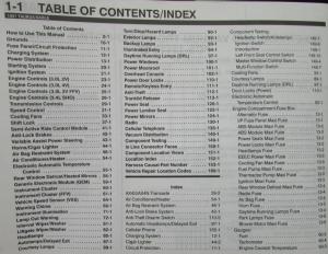 1997 Ford Taurus & Mercury Sable Electrical & Vacuum Troubleshooting Shop Manual