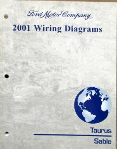2001 Ford Mercury Dealer Electrical Wiring Diagram Service Manual Taurus Sable