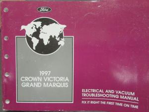 1997 Ford Crown Vic Merc Grand Marquis Electrical Vac Shop Service Manual