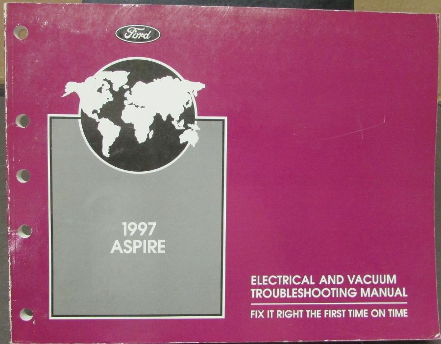 1997 Ford Aspire Electrical & Vacuum Troubleshooting Shop Service Manual
