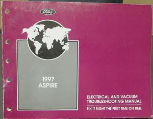 1997 Ford Aspire Electrical & Vacuum Troubleshooting Shop Service Manual
