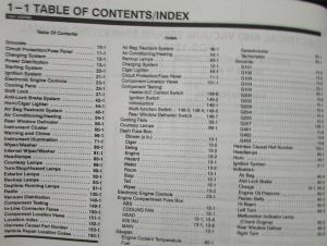 1997 Ford Aspire Electrical & Vacuum Troubleshooting Shop Service Manual