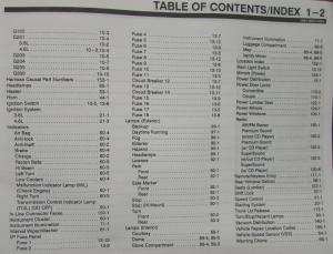 1997 Ford Mustang Electrical & Vacuum Troubleshooting Shop Service Manual