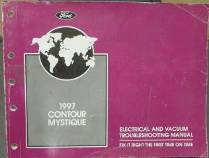 1997 Ford Contour & Mercury Mystique Electrical Vac Troubleshooting Shop Manual
