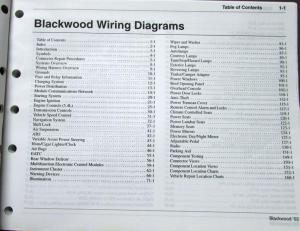 2002 Lincoln Dealer Electrical Wiring Diagram Service Manual Blackwood Truck