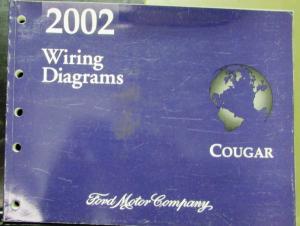 2002 Mercury Dealer Electrical Wiring Diagram Service Manual Cougar