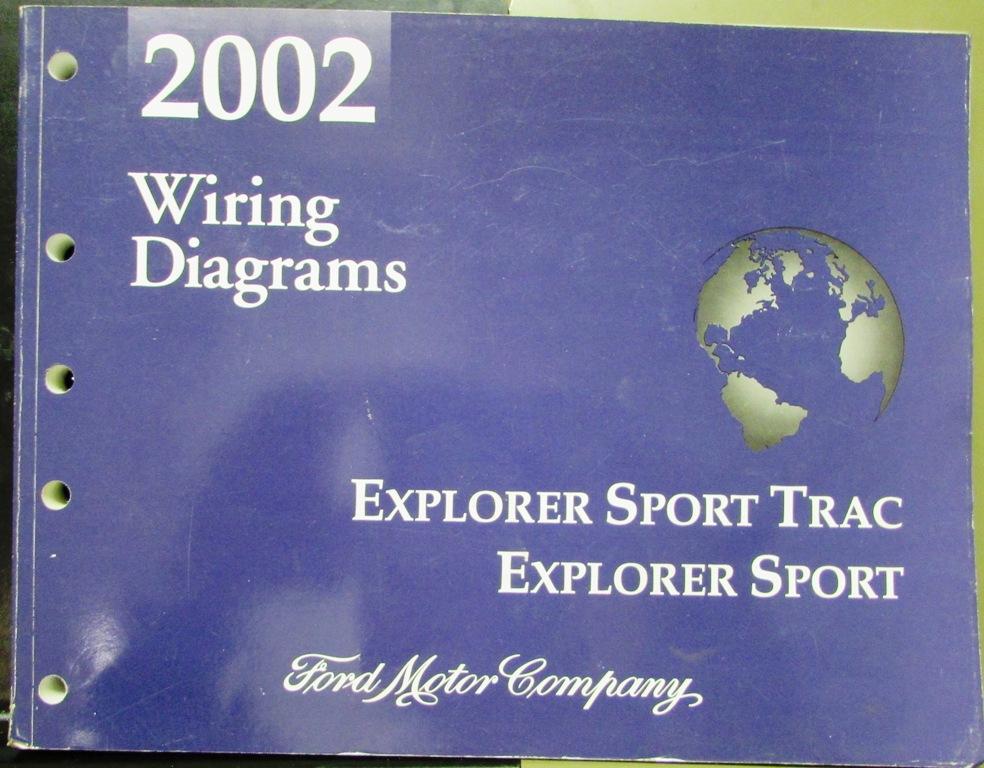 2002 Ford Dealer Electrical Wiring Diagram Service Manual Explorer Sport Trac