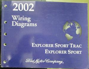 2002 Ford Dealer Electrical Wiring Diagram Service Manual Explorer Sport Trac