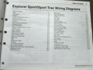 2002 Ford Dealer Electrical Wiring Diagram Service Manual Explorer Sport Trac