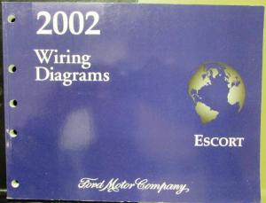 2002 Ford Dealer Electrical Wiring Diagram Service Manual Escort