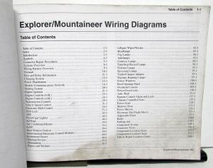 2002 Ford Mercury Dealer Electrical Wiring Diagram Manual Explorer Mountaineer