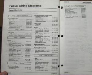 2002 Ford Dealer Electrical Wiring Diagram Service Manual Focus