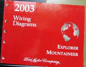 2003 Ford Mercury Dealer Electrical Wiring Diagram Manual Explorer Mountaineer