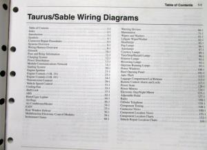 2003 Ford Mercury Dealer Electrical Wiring Diagram Service Manual Taurus Sable