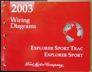 2003 Ford Dealer Electrical Wiring Diagram Service Manual Explore Sport Trac