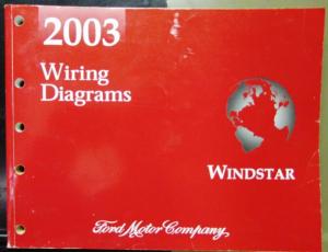 2003 Ford Dealer Electrical Wiring Diagram Service Manual Windstar Van