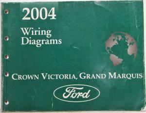 2004 Ford Mercury Electrical Wiring Diagram Manual Crown Vic Grand Marquis