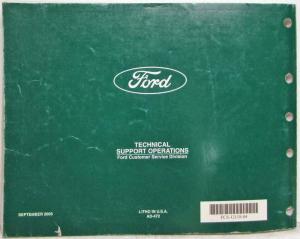 2004 Ford Mercury Electrical Wiring Diagram Manual Crown Vic Grand Marquis