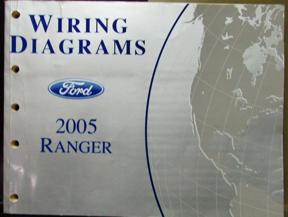 2005 Ford Electrical Wiring Diagram Service Manual Ranger Truck
