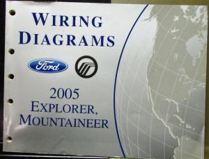 2005 Ford Mercury Electrical Wiring Diagram Service Manual Explorer Mountaineer