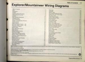 2005 Ford Mercury Electrical Wiring Diagram Service Manual Explorer Mountaineer