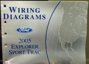 2005 Ford Dealer Electrical Wiring Diagram Service Manual Explorer Sport Trac