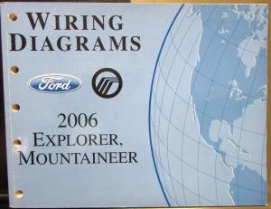 2006 Ford Mercury Dealer Electrical Wiring Diagram Manual Explorer Mountaineer