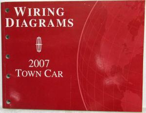 2007 Lincoln Dealer Electrical Wiring Diagram Service Manual Town Car