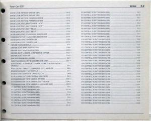 2007 Lincoln Dealer Electrical Wiring Diagram Service Manual Town Car