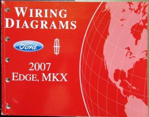 2007 Ford Lincoln Dealer Electrical Wiring Diagram Service Manual Edge MKX