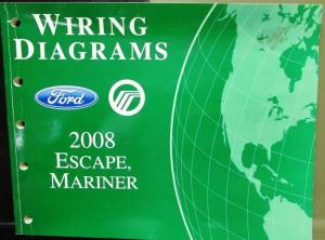 2008 Ford Mercury Dealer Electrical Wiring Diagram Service Manual Escape Mariner