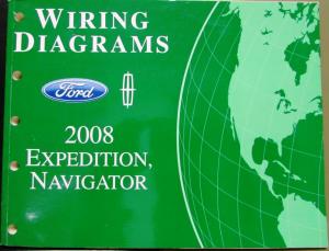 2008 Ford Lincoln Dealer Electrical Wiring Diagram Manual Expedition Navigator